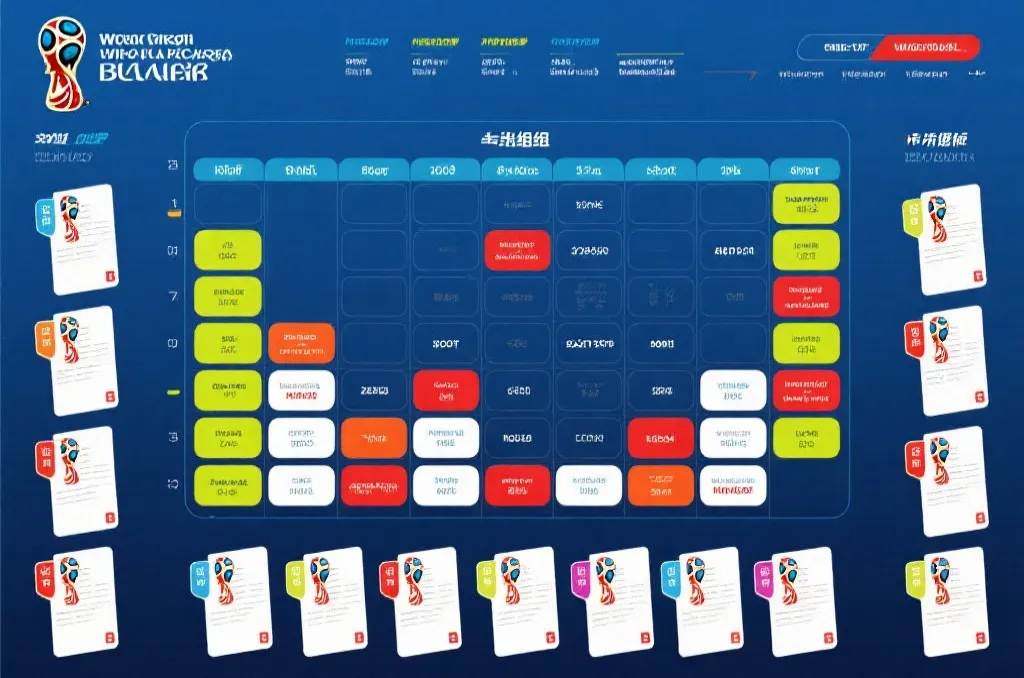 2026世界杯高清赛程图与分组表视觉排版示意